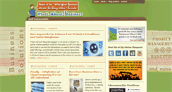 Desktop Screenshot of mattaboutbusiness.com