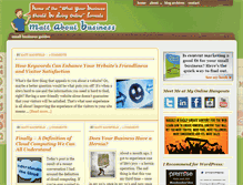 Tablet Screenshot of mattaboutbusiness.com